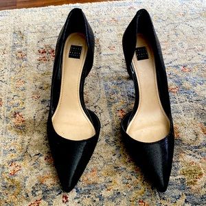 Black White House black market heels